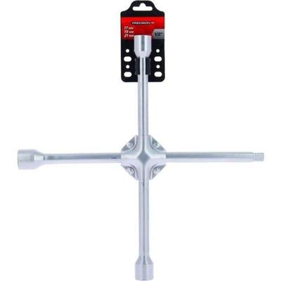 Versterkte kruissleutel - PRECISION STEEL - Doppen 17, 19, 21 mm