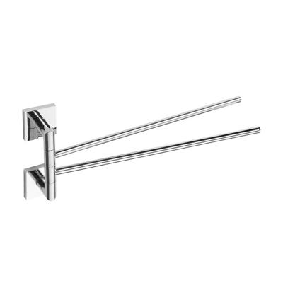 Dubbele Handdoekhouder Sapho X-Square Draaibaar 42 cm Chroom Dubbele Handdoekhouder Sapho X-Square Draaibaar 42 cm Chroom