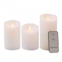 LED Kaarsen Wax Wit 3st - thumbnail