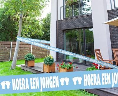 Markeerlint blauw geboorte jongen - 15 meter