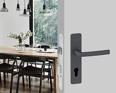 Serratura da incasso foro cilindro - YALE - Y50R-A40/B - Asse 40 mm, cassa 135 mm - Scrocco reversibile, Testa tonda - Bianco