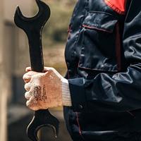 Handschoen Prevent oranje maat 9 - thumbnail