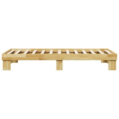 Bedframe zonder matras 80x200 cm massief hout eiken