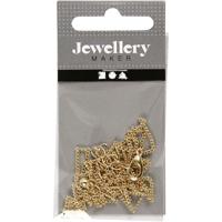 Creativ Company Ketting, l: 80 cm, d 1 mm, verguld, 1 stuk - thumbnail