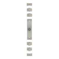 Kruk-espagnolet huis rechts RVS incl.4 geleidehuisjes/2 hoekplaatjes - thumbnail