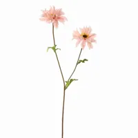 Pure Royal kunsttak dahlia 64cm lichtroze - thumbnail