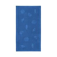 Seahorse Seahorse Strandlaken Shells Blue 100x200 - thumbnail