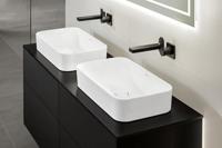 Villeroy & Boch Finion opzetwastafel - zonder kraangat 60x35cm - Ceramic+ zonder overloop stone white 414361rw - thumbnail