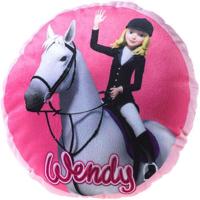 Heunec knuffelkussen wendy roze 25 cm - thumbnail