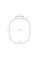 Pip Studio Vaas Metaal Oker 32cm - thumbnail