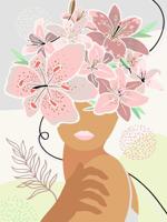 CREART 30x40 cm - Bloemen op mijn gedachten - Serie B Art Number - 00020275 - Van 12 jaar oud - thumbnail