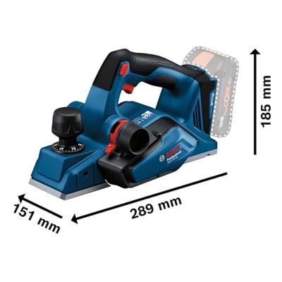 Bosch Blauw GHO 18V-26 Professional | Accu Schaafmachine | Excl. Accu en lader | In L-Boxx 238 - 06015B5000
