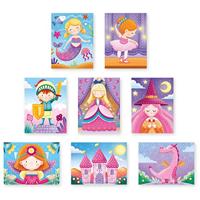 Quercetti insteek mozaïek prinses, 300 pins - thumbnail