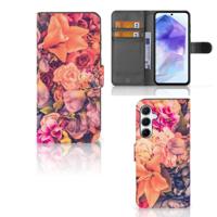 Samsung Galaxy A55 Hoesje Bosje Bloemen - thumbnail