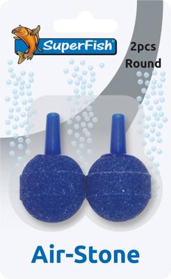 Aquarium benodigdheden Luchtsteen rond 2 stuks Superfish - Superfish