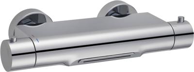 Saqu Essential waterfall thermostatische badkraan met watervaluitloop chroom