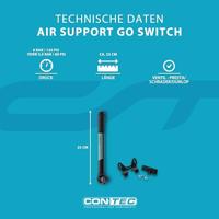 CONTEC minipomp "air support go switch" ct mini pump air support go switch bl./green - thumbnail