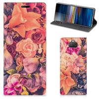 Sony Xperia 10 Smart Cover Bosje Bloemen - thumbnail