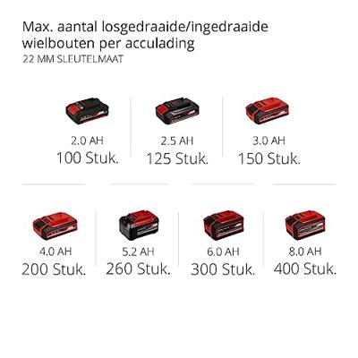 Einhell TP-CW 18 Li Solo - Accu Slagmoersleutel | 18V | 215Nm | Zonder accu en lader - 4510040 - 4510040 - thumbnail
