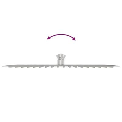 Regendouchekop rechthoekig 40x30 cm roestvrij staal 304