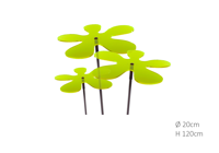 3 stuks! Zonnevangers Lotta Groen 120 cm Cazador Del Sol - Cazador del sol - thumbnail