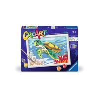 Ravensburger Creart schilderen op nummer - schildpad - thumbnail