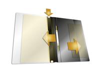 Durable personaliseerbare snelhechtmap Duraplus zwart - thumbnail