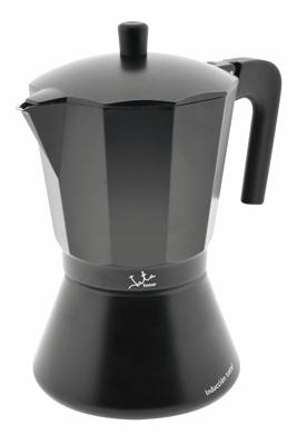 Italiaanse Koffiepot JATA CFI12 Zwart Aluminium 12 Koppar