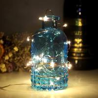 5m zilver koperdraad string licht 50 LEDs 3 x AA batterijen vak Fairy lamp decoratieve licht met afstandsbediening DC 5V - thumbnail