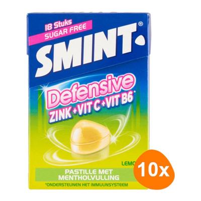 Smint - Defensive Lemon - 10x 18 stuks