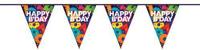 Vlaggenlijn Happy Birthday 10m - thumbnail