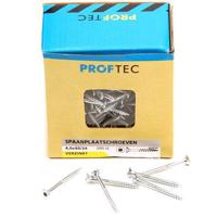 Dynaplus unischroef / spaanplaatschroef verzinkt platkop voldraad torx tx20 4.0x40 | 200 stuks - 0281.01.25601 - thumbnail