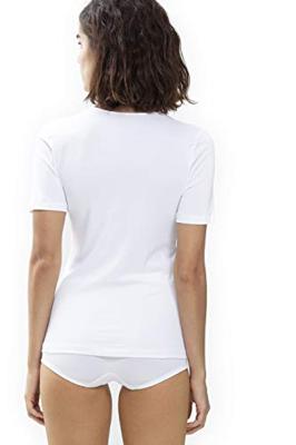 56201 Emotion dames T-shirt - ronde hals - Vrouwen viscose ondershirt slim Fit - Korte mouwen