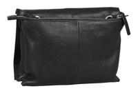 Burkely Soft Skylar Double pocket flap crossbody bag-Black - thumbnail