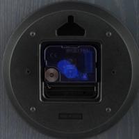 NeXtime klok 3096gs wood wood medium, ø35.5 cm, wall, gray - thumbnail