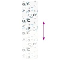 Doucherolgordijn 60x240 cm stofbreedte 56 cm - thumbnail