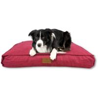 Topmast Hondenkussen - Velours Soft Serie - Fuchsia - Maat XL - 116 x 84 x 21 cm - thumbnail