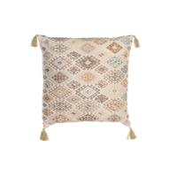 Kussen DKD Home Decor Beige Ruiten 60 x 20 x 60 cm - thumbnail