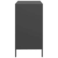 Dressoir 68x39x73,5 cm koudgewalst staal zwart - thumbnail