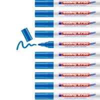 Paintmarker edding 8750 industrie 2-4mm blauw | 10 stuks - thumbnail
