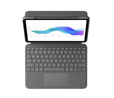 Folio Touch - Toetsenbord en foliobehuizing - met trackpad - backlit - Apple Smart connector - QWERTY - pan-Scandinavisch Folio Touch - Toetsenbord en foliobehuizing - met trackpad - backlit - Apple Smart connector - QWERTY - pan-Scandinavisch