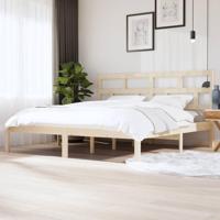 Bedframe massief grenenhout 200x200 cm - thumbnail
