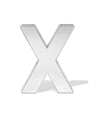 HEMA Discoletter X 10x9x10cm (zilver)