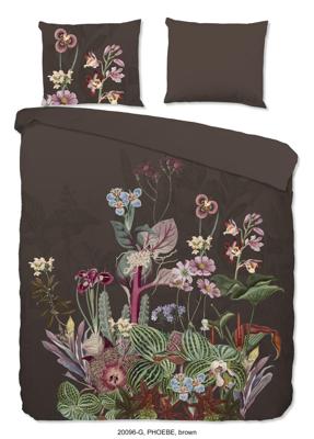 Good Morning Dekbedovertrek "bloemen" - Bruin - (200x200/220 cm) - Katoen Good Morning Dekbedovertrek "bloemen" - Bruin - (200x200/220 cm) - Katoen