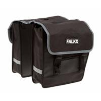 Falkx electra tas dubbel zwart 26l - thumbnail