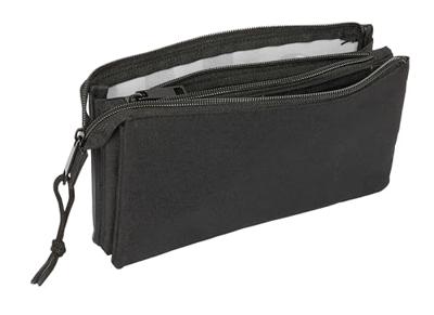 Pennenetui met 3 vakken Wednesday Zwart 22 x 12 x 3 cm