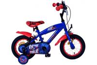 Sonic Prime kinderfiets - jongens - 12 inch - blauw rood - twee handremmen - thumbnail