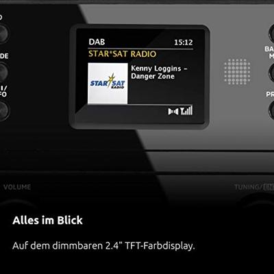 TechniSat Digitradio 451 CD IR Hybride radio Bruin - thumbnail
