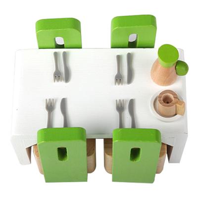 Hape poppenhuis eetkamer