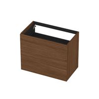 INK - Onderkast 2 Laden Push To Open Decor - 800x450x650 Mm - Warm Walnoot - thumbnail